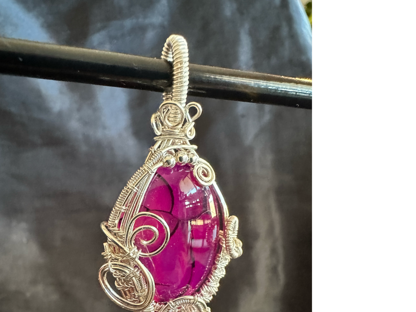 Handcrafted Agate Pendant - Stunning Pink Stone for Someone Special